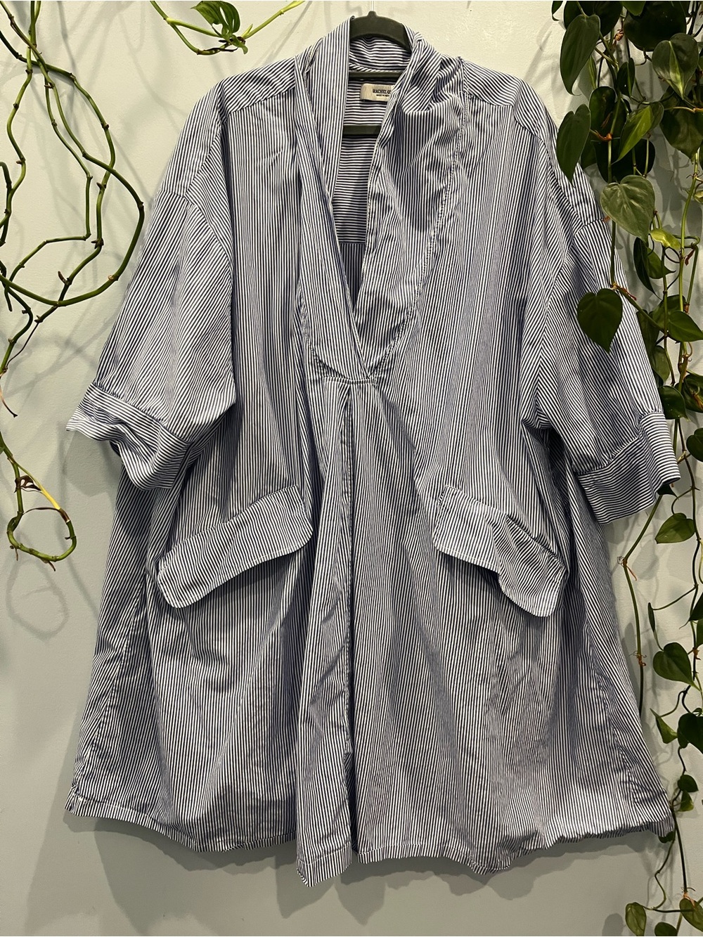 Rachel Comey Striped Oversized 100% Cotton Dress or Shirt One Size